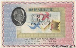 100 Francs BON DE SOLIDARITÉ FRANCE regionalism and various  1941 KL.10B AU