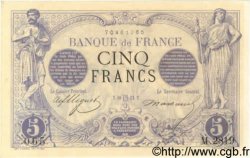 5 Francs NOIR FRANCIA  1873 F.01.20 AU