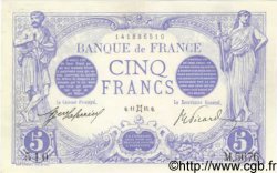 5 Francs BLEU FRANCIA  1915 F.02.27 AU