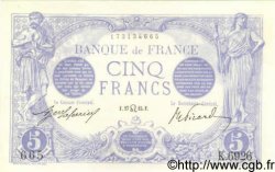 5 Francs BLEU FRANKREICH  1915 F.02.29