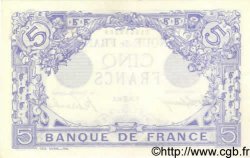 5 Francs BLEU FRANKREICH  1916 F.02.40 VZ+