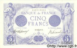 5 Francs BLEU FRANKREICH  1916 F.02.43 fST