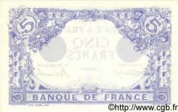 5 Francs BLEU FRANCIA  1916 F.02.45 FDC