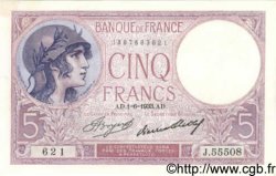 5 Francs VIOLET FRANKREICH  1933 F.03.17