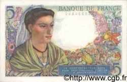 5 Francs BERGER FRANCIA  1947 F.05.07 FDC
