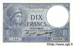 10 Francs MINERVE FRANCIA  1936 F.06.17