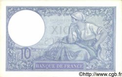10 Francs MINERVE modifié FRANCIA  1939 F.07.09 SC+