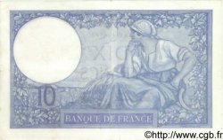 10 Francs MINERVE modifié FRANKREICH  1940 F.07.19 VZ