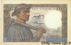 10 Francs MINEUR FRANCIA  1947 F.08.19 AU