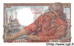 20 Francs PÊCHEUR FRANKREICH  1943 F.13.06 ST