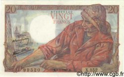 20 Francs PÊCHEUR FRANCIA  1947 F.13.11 FDC