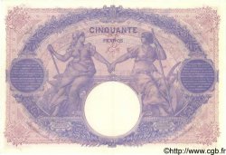 50 Francs BLEU ET ROSE FRANKREICH  1914 F.14.27 VZ