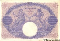 50 Francs BLEU ET ROSE FRANCIA  1915 F.14.28 SPL+