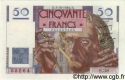 50 Francs LE VERRIER FRANCIA  1946 F.20.06 AU+