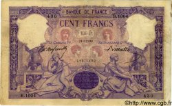 100 Francs BLEU ET ROSE FRANCIA  1890 F.21.03 q.BB