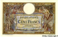 100 Francs LUC OLIVIER MERSON sans LOM FRANKREICH  1916 F.23.08 fST