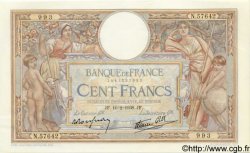100 Francs LUC OLIVIER MERSON type modifié FRANCIA  1938 F.25.10 SC