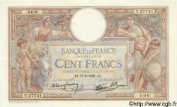 100 Francs LUC OLIVIER MERSON type modifié FRANCIA  1938 F.25.11 q.AU