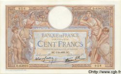 100 Francs LUC OLIVIER MERSON type modifié FRANCIA  1939 F.25.41 q.FDC