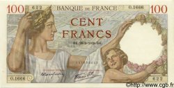 100 Francs SULLY FRANCIA  1939 F.26.08 q.FDC