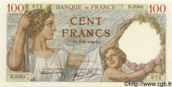 100 Francs SULLY FRANCE  1939 F.26.09 UNC-