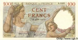 100 Francs SULLY FRANKREICH  1939 F.26.12 fST+