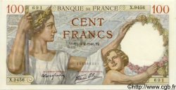 100 Francs SULLY FRANCE  1940 F.26.26 AU