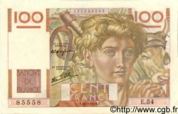 100 Francs JEUNE PAYSAN FRANKREICH  1946 F.28.05 fST