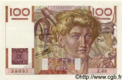 100 Francs JEUNE PAYSAN FRANCE  1946 F.28.06 UNC