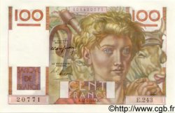100 Francs JEUNE PAYSAN FRANCE  1948 F.28.17 UNC