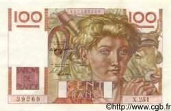 100 Francs JEUNE PAYSAN FRANCIA  1948 F.28.19 SPL+
