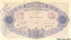 500 Francs BLEU ET ROSE FRANCE  1921 F.30.25 F+