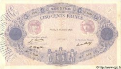 500 Francs BLEU ET ROSE FRANCE  1928 F.30.31 VF