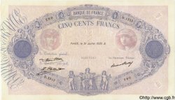 500 Francs BLEU ET ROSE FRANKREICH  1930 F.30.33 fVZ