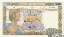 500 Francs LA PAIX FRANCIA  1941 F.32.13 SPL
