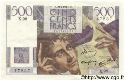 500 Francs CHATEAUBRIAND FRANCIA  1947 F.34.07 q.AU