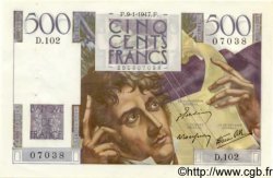 500 Francs CHATEAUBRIAND FRANCIA  1947 F.34.07 AU