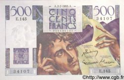 500 Francs CHATEAUBRIAND FRANCE  1953 F.34.13 NEUF