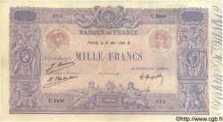 1000 Francs BLEU ET ROSE FRANCIA  1926 F.36.42 MBC