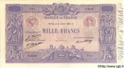 1000 Francs BLEU ET ROSE FRANKREICH  1926 F.36.43