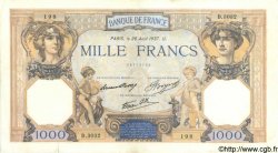1000 Francs CÉRÈS ET MERCURE type modifié FRANCE  1937 F.38.03 VF