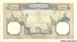 1000 Francs CÉRÈS ET MERCURE type modifié FRANCIA  1937 F.38.06 MBC+