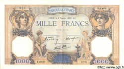1000 Francs CÉRÈS ET MERCURE type modifié FRANCIA  1939 F.38.34 AU+