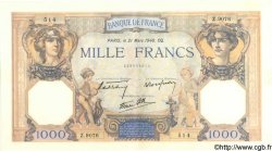 1000 Francs CÉRÈS ET MERCURE type modifié FRANCE  1940 F.38.44 AU+