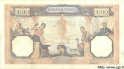 1000 Francs CÉRÈS ET MERCURE type modifié FRANKREICH  1940 F.38.47 fVZ