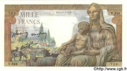 1000 Francs DÉESSE DÉMÉTER FRANCE  1942 F.40.02