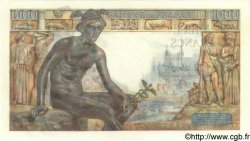 1000 Francs DÉESSE DÉMÉTER FRANCIA  1943 F.40.29 FDC