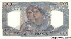 1000 Francs MINERVE ET HERCULE FRANKREICH  1946 F.41.10 ST