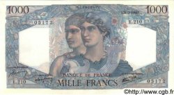 1000 Francs MINERVE ET HERCULE FRANKREICH  1946 F.41.11 fST+
