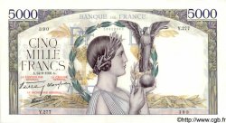 5000 Francs VICTOIRE Impression à plat FRANCIA  1939 F.46.10 EBC